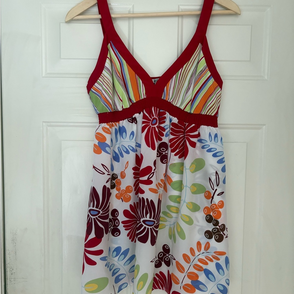 Colorful Floral/Striped top